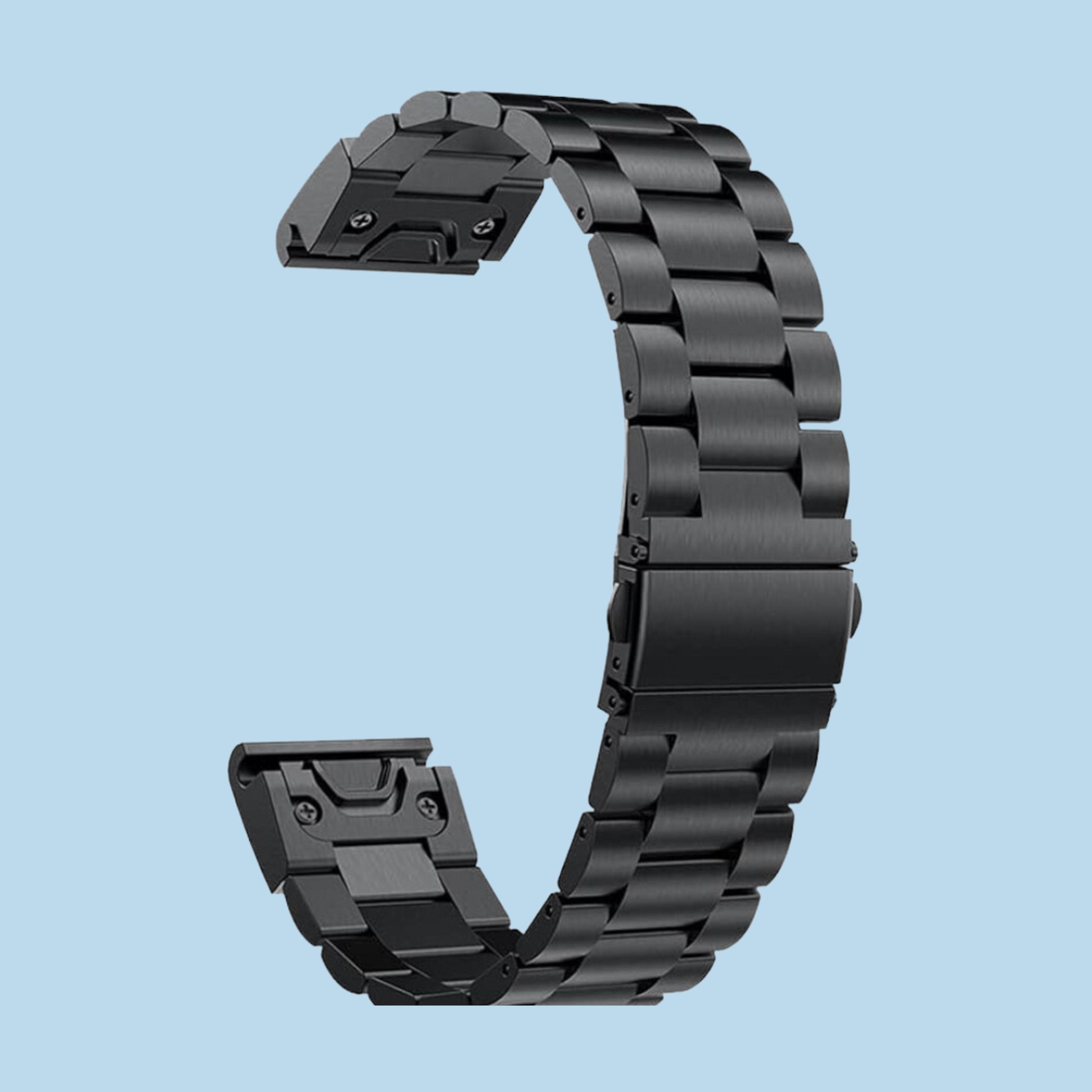 Black Stainless steel Strap