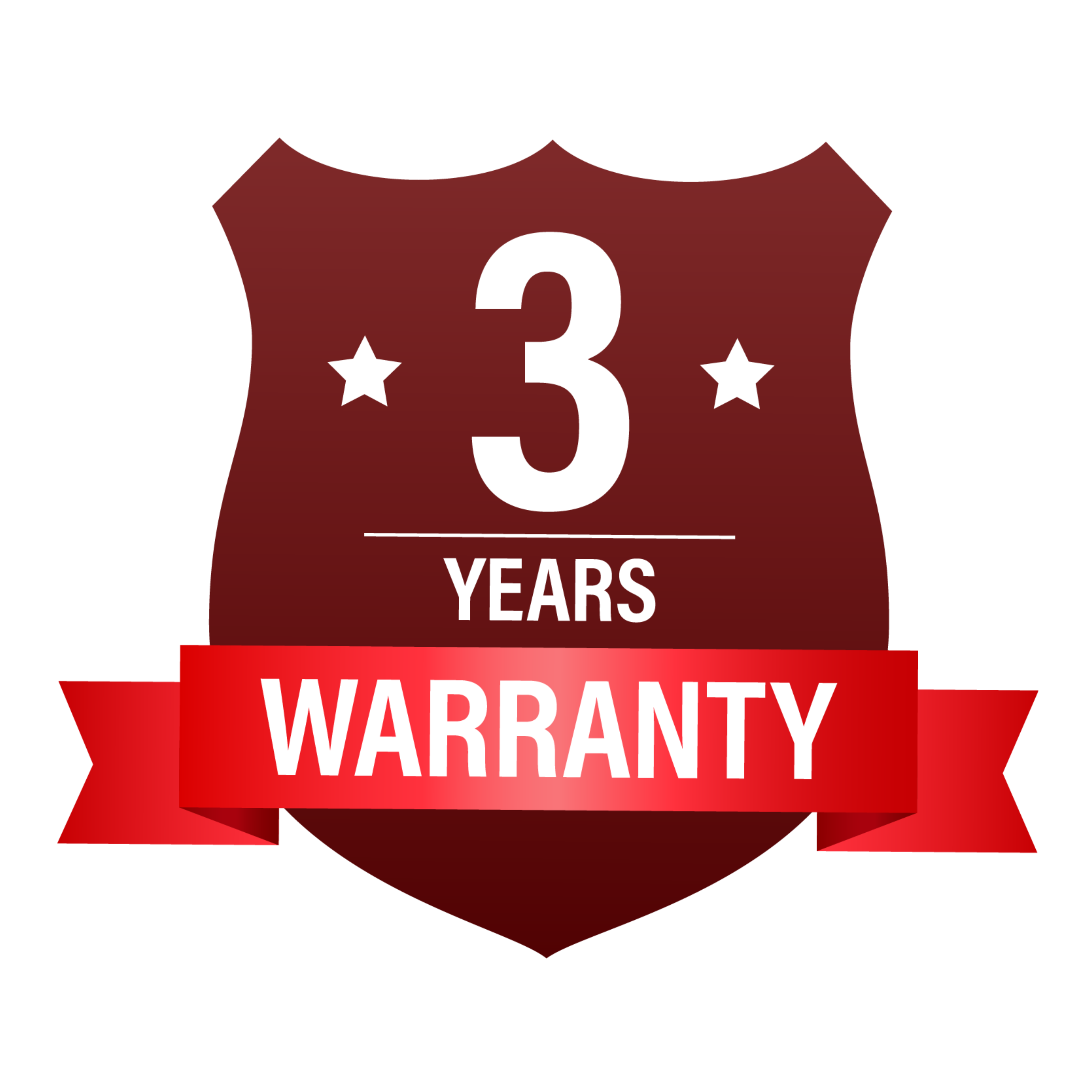 3-Year Replacement Warranty